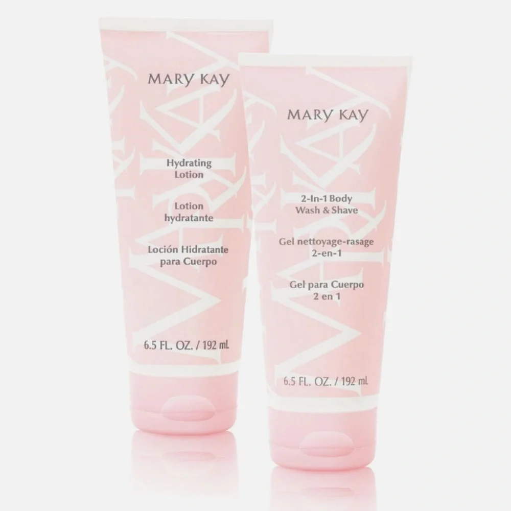 Mary Kay Hello Clean Set 2-in-1 Body Wash & Shave Gel and Hydrating Lotion